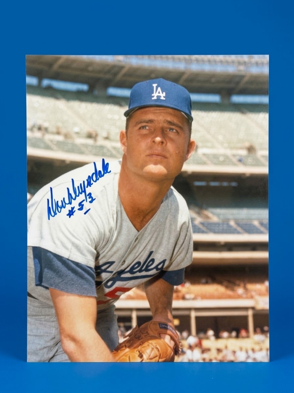 Don Drysdale Dodgers Baseball Signed 8x10 Photo Autograph Authentic